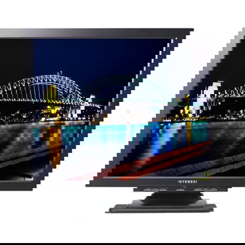 19" LCD Hyundai U90A - černý (black) 800:1, 300cd/m2, 5ms GTG, 1280x1024, repro, TCO03 - LCD monitor - Main image