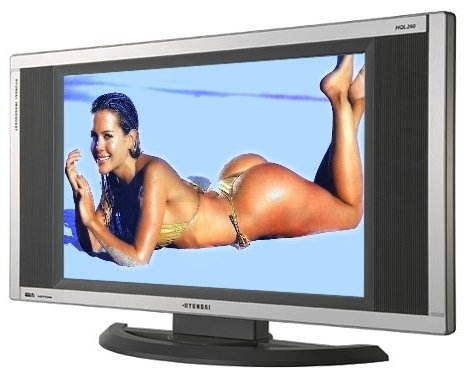 32" LCD TV Hyundai HQL320WR, 1000:1 kontrast, 450cd/m2, 16ms, 1366x768, AV, SCART, repro, teletext,  - Television - Main image