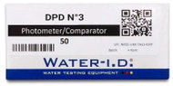 WATER I.D. "DPD N° 3" Reagent for measuring total chlorine, ozone and chloramine, 50 tablets - PH Tester