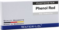 WATER I.D. "Phenol Red" Reagent for pH Measurement, 50 tablets - PH Tester