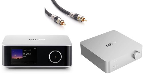 WiiM Ultra Silver + Vibelink Amp Silver + Eagle Cable Deluxe II coaxial 1.5m - Network Player - Main image
