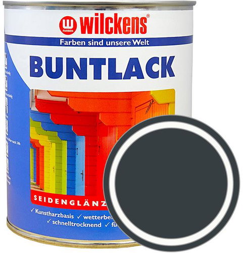 Wilckens German synthetic topcoat semi-gloss Buntlack Seidenglaenzend grey - Wall Paint - Main image