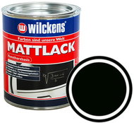 Wilckens Mattlack matt sheet paint 750 ml black - Wall Paint