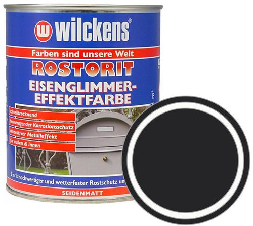 Wilckens Self-etching synthetic paint with iron mica effect black - Wall Paint - Main image