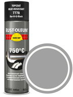 Rust-Oleum Heat Resistant Aerosol Spray Paint 750°C / 500 ml light grey - Wall Paint