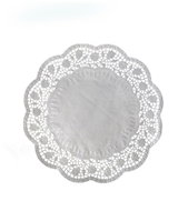 Wimex Decorative lace round white, diameter 22 cm - 100 pcs - Cake Board