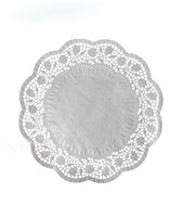Wimex Decorative lace round white, diameter 24 cm - 100 pcs - Cake Board