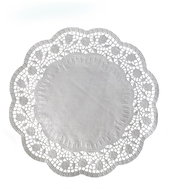 Wimex Decorative lace round white, diameter 28 cm - 100 pcs - Cake Board
