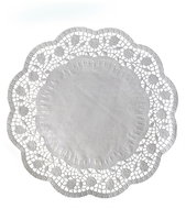 Wimex Decorative lace round white, diameter 30 cm - 100 pcs - Cake Board
