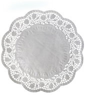 Wimex Decorative lace round white, diameter 36 cm - 100 pcs - Cake Board