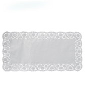 Wimex Decorative lace square white 20 x 40 cm - 6 pcs - Cake Board