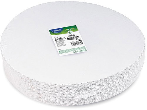 Wimex cake stand diameter 30 cm, white - 100 pcs - Cake Board - Main image