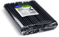 Wimex Bio-composite straw Jumbo 8 mm × 21 cm, black - 100 pcs - Straw