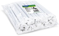 Wimex Paper straw Jumbo 12 × 21 cm, black, individually wrapped - 100 pcs - Straw