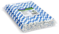 Wimex Paper straw Spiral 8 × 25 cm, blue - 100 pcs - Straw