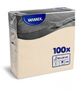Wimex - 1-ply napkins 33 × 33 cm, beige - 100 pcs - Paper Napkins