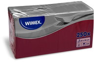 Wimex - 2-ply napkins 24 × 24 cm, burgundy - 250 pcs - Paper Napkins