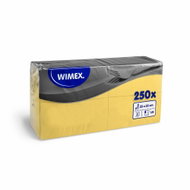 Wimex - 2-ply napkins 1/8 fold HF 33 × 33 cm, yellow - 250 pcs - Paper Napkins