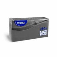 Wimex - 3-ply napkins 33 × 33 cm, grey - 250 pcs - Paper Napkins