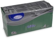 Wimex - 3-ply napkins 1/8 fold BF 33 × 33 cm, dark green - 250 pcs - Paper Napkins
