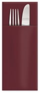 Wimex PREMIUM CutleryStar - 3-ply napkins 40 × 32 cm, burgundy - 50 pcs - Paper Napkins
