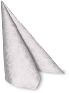 Wimex PREMIUM Dekor-R - 3-ply napkins 40 × 40 cm, white - 50 pcs - Paper Napkins