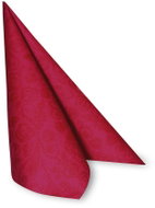 Wimex PREMIUM Dekor-R - 3-ply napkins 40 × 40 cm, red - 50 pcs - Paper Napkins