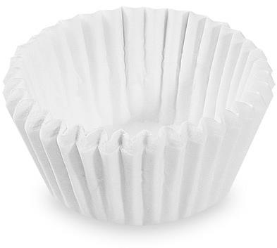 Wimex Confectionery cupcake, white, diameter 26 × 16 mm - 1000 pcs - Baking Mould - Main image