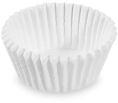 Wimex Confectionery cupcake, white, diameter 28 × 16 mm - 1000 pcs - Baking Mould - Main image
