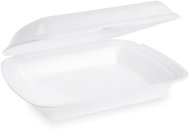 Wimex Foam menu box 900 ml, 241 × 207 × 69 mm, undivided, white - 125 pcs - Disposable Food Containers