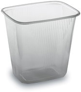 Wimex Plastic bowl 500 ml, 108 × 81 mm, transparent, square - 100 pcs - Disposable Food Containers