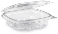 Wimex Plastic bowl with lid 125 ml, square - 50 pcs - Disposable Food Containers