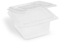 Wimex Plastic bowl with lid 375 ml, square - 50 pcs - Disposable Food Containers