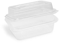 Wimex Plastic bowl with refillable lid 750 + 400 ml, square - 50 pcs - Disposable Food Containers