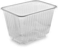 Wimex Plastic tray 2000 ml, 186 × 133 mm, square, transparent - 50 pcs - Disposable Food Containers