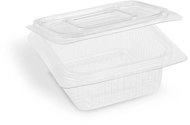 Wimex 77702 Plastic bowl with lid 250 ml, square - 50 pcs - Disposable Food Containers