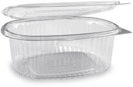 Wimex 77810 Plastic bowl with lid 1000 ml, oval - 50 pcs - Disposable Food Containers