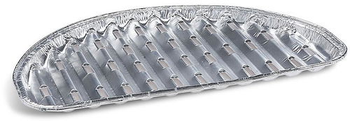 Wimex Tác ALU na gril půlkulatý 32,5 × 19 cm, 3 ks - Grilovací tácek - Hlavní obrázek