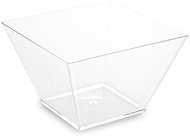 Wimex Fingerfood crystal cup 500 ml, 110 × 110 × 70 mm, square - 20 pcs - Dessert Cup