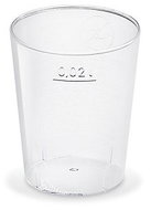 Wimex Crystal cup 0,02 l, diameter 37 mm, 50 pcs - Drinking Cup