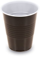 Wimex Automatic cup 150 ml, diameter 70 mm, brown-white - 100 pcs - Drinking Cup
