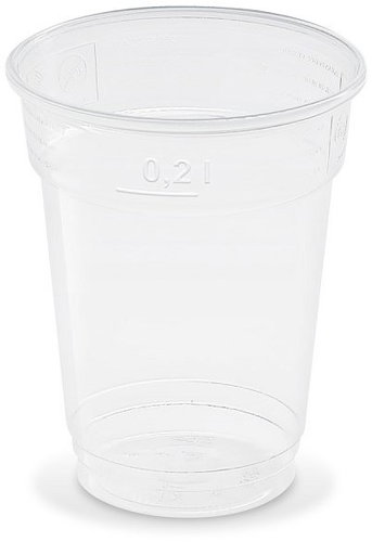 Wimex Plastic cup 0,2 l, diameter 78 mm - 50 pcs - Drinking Cup - Main image