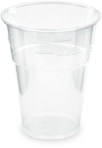 Wimex Plastic cup 0,3 l, diameter 84 mm - 10 pcs - Drinking Cup - Main image