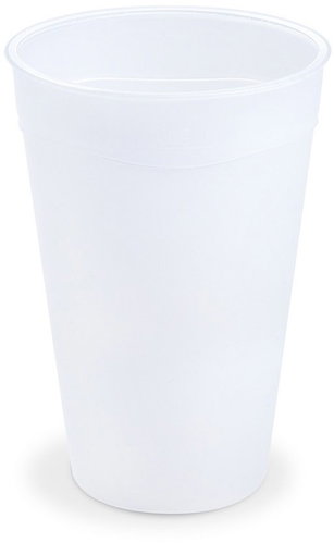 Wimex Plastic cup 0,4 l, diameter 90 mm, reusable - 12 pcs - Drinking Cup - Main image