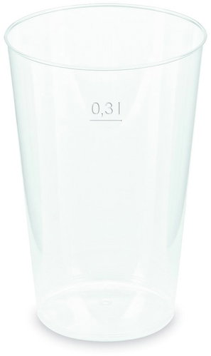 Wimex Refillable cup 0,3 l, diameter 79 mm - 25 pcs - Drinking Cup - Main image
