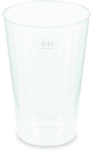Wimex Refillable cup 0,4 l, diameter 86 mm - 50 pcs - Drinking Cup - Main image