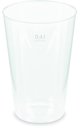 Wimex Refillable cup 0,4 l, diameter 87 mm, extra thick - 10 pcs - Drinking Cup - Main image