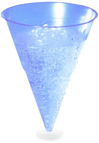 Wimex Blue Cone - plastic cup 115 ml, diameter 70 mm - 1000 pcs - Drinking Cup - Main image