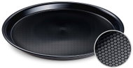 Wimex Plastic serving tray, diameter 37 cm, non-slip, black - Disposable Food Containers
