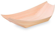 Wimex Dřevěná fingerfood miska lodička 18 × 10,5 cm - 100 ks - Small Bowl
